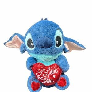 Blue Plush Toy with Heart